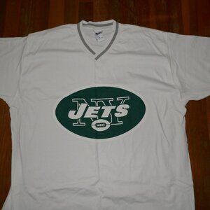 Mens XL NFL NEW YORK JETS VINTAGE RETRO FOOTBALL T SHIRT